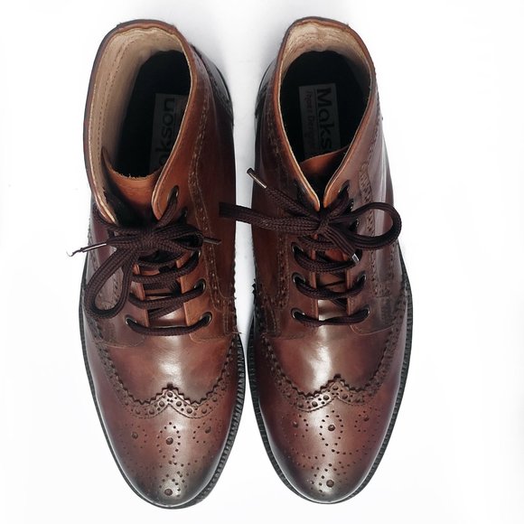Bashwood Handmade Brogue Design Leather Boots